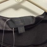 Michael Costello  Asymmetrical Black Dress with Side Detail Photo 3