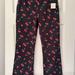 Free People  We The Free In My Feelings Printed Cropped Slim Flare Pants Size XS Photo 4
