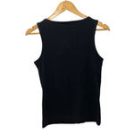 Kate Spade Pomona Front Tie Bow Tank Top Black Size Small Sleeveless Photo 1