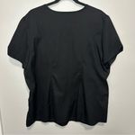 Jaanuu Women’s  Size 1x Black Short Sleeve Scrub Top With‎ Pockets Photo 3