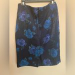 Liz Claiborne Navy and Teal Floral Dress set (1301) Photo 8