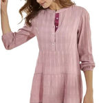 Soft Surroundings Gloria Gauze Long Tunic Top - Lilac XS EUC Photo 0