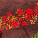 EXPRESS Brown Floral Scarf Wrap 36”x56” Photo 1