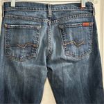 7 For All Mankind Women's Bootcut Jeans Size 27 Dark Blue Denim Photo 7