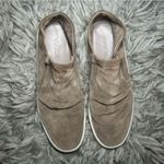 Vince neutral ruched suede slip on sneakers women’s shoe size 9 Photo 1