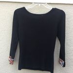 Joseph A Vintage . Black Embellished Sweater Size Small Photo 4