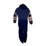 Obermeyer Women’s Vintage One Piece Ski Suit Reversible Fair Isle Retro Sz 8 Photo 2