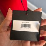 Mac Duggal NWT Ieena for  Red Strapless Gown with Deep V | Size: 8 | Style: 55233 Photo 4