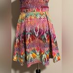 Guess EUC Multicolor Geometric Pattern Strapless Dress size small Photo 3