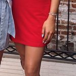 Cotton On Red Mini Dress Photo 0