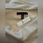 White House | Black Market WHBM Off The Shoulder Metallic Sweater Photo 4