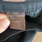 James Jeans  Twiggy Black Clean II Jet Black Denim Dry Aged Jeans - Size 28 Photo 12