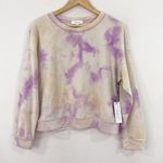 Kirious NEW  Women's Tie Dye Terrycloth Pullover Sweater sz Medium Sweatshirt Photo 0