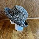 CORROBOREE Australia‎ Natural Woven Wide Brim Floppy Sun Raffia Hat Foldable Med Tan Photo 3