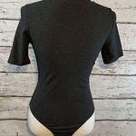 BODYSUIT Short Sleeve Crewneck Charcoal Gray Photo 1