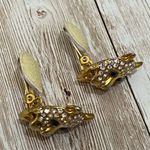 Head Vintage Jaguar  Clip On Earrings Photo 8