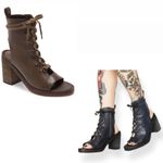 Free People Brown Open Toe Leather Booties City of Lights Size EU 40 NEW w/o Box Photo 9