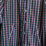 CAbi  Jacket Plaid Size Large Buttons Multicolored Coat Women Clothing Winter Photo 1