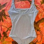 auden light baby blue fitted tank bodysuit Photo 6