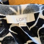 Loft Black and White Button Front Cardigan Sweater Women’s XS Extra Small Photo 4