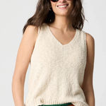 J.Crew  V-Neck Beach Sweater Tank Large Photo 0