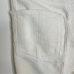 AG Adriano Goldschmied AG Etta High Waist Crop Wide Leg Corduroy Pants Size 24 ivory dust Photo 4