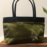 Black and Green Taffeta Evening Bag Photo 0