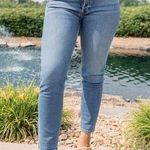 RE/DONE Womens 90s High Rise Crop Jeans New Mid 70s Wash Button Fly 26 Photo 0