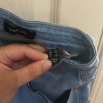 Susan Graver  Blue Wide Leg Jeans Petite Photo 6