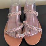 Just Fab Take the Lead Rhinestone Sandals Photo 0