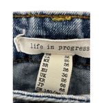 Life in Progress  Light Rinse Distressed High-Waist Lace Patch Jeans Women's 26 Photo 4