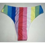 Womens Bikini Swim Bottoms Size L Rainbow Unbranded Size L Photo 1