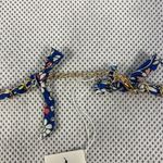 Picky Pica NWT Necklaces Mix of Cotton fabric, Silver Chain and Brass Plate Photo 6