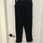 Shinestar  Women's Pants Elastic Waist‎ Pockets Regular Fit Black Size Medium NWT Photo 5