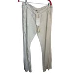 Roxy NWT  Women's Oceanside Sea Salt Drawstring Wide-Leg Pants Size Large Photo 1