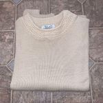 NEW Haband Beige Knit Acrylic Sweater Tan Size M Photo 3