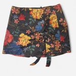 Stradivarius  Floral Skort With Front Tie Details Photo 0
