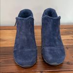 Skechers  Earthy Chic Relaxed Fit Suede Biker Boots
In Navy Size 12 Wide Photo 1