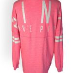 Victoria's Secret Victoria’s Secret PINK Crewneck Varsity Oversized Pullover Long Sleeve Sweater Photo 2