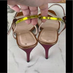 PAUL SMITH Nyla Heeled Sandals size 38/7.5 Yellow Photo 3