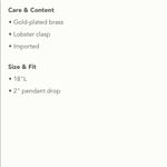 Anthropologie  Bamboo Monogram F Pendant Necklace NEW Photo 5