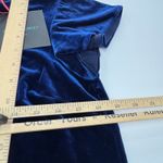 Cynthia Rowley ‎ Dress Womens Medium Blue Velour Mini Shift Photo 7