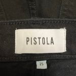Pistola Women's Black High Waisted Straight Tapered Denim Jeans Pants Size 25 Photo 3