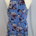 Miami Francesca’s Periwinkle Floral Keyhole Dress Photo 4