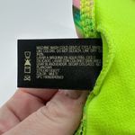 Endless Sun Pink Green Tropical Floral Foliage Bikini Top Small Photo 3