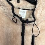PINK - Victoria's Secret  M Sherpa Fleece Jacket Beige 1/2 Zip Cozy Feminine Soft Photo 4