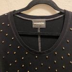 Monrow Black Studded Sweatshirt Photo 4