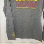 Nike  Women's Gray Long Sleeve Tee with Bold Print Photo 2