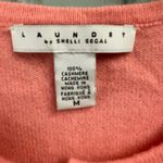 Laundry by Shelli Segal Laundry Shelli Segal Pink Cashmere Cardigan Pink 3/4 Sleeve Size Medium Preppy Photo 1