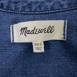 Madewell ‎ Denim Oversized Ex-Boyfriend Shirt in Hutcherson Wash Photo 13